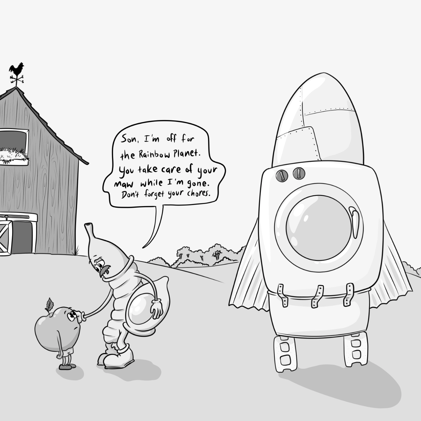  - Online Drawing Game Comic Strip Panel by Wizard Croissant