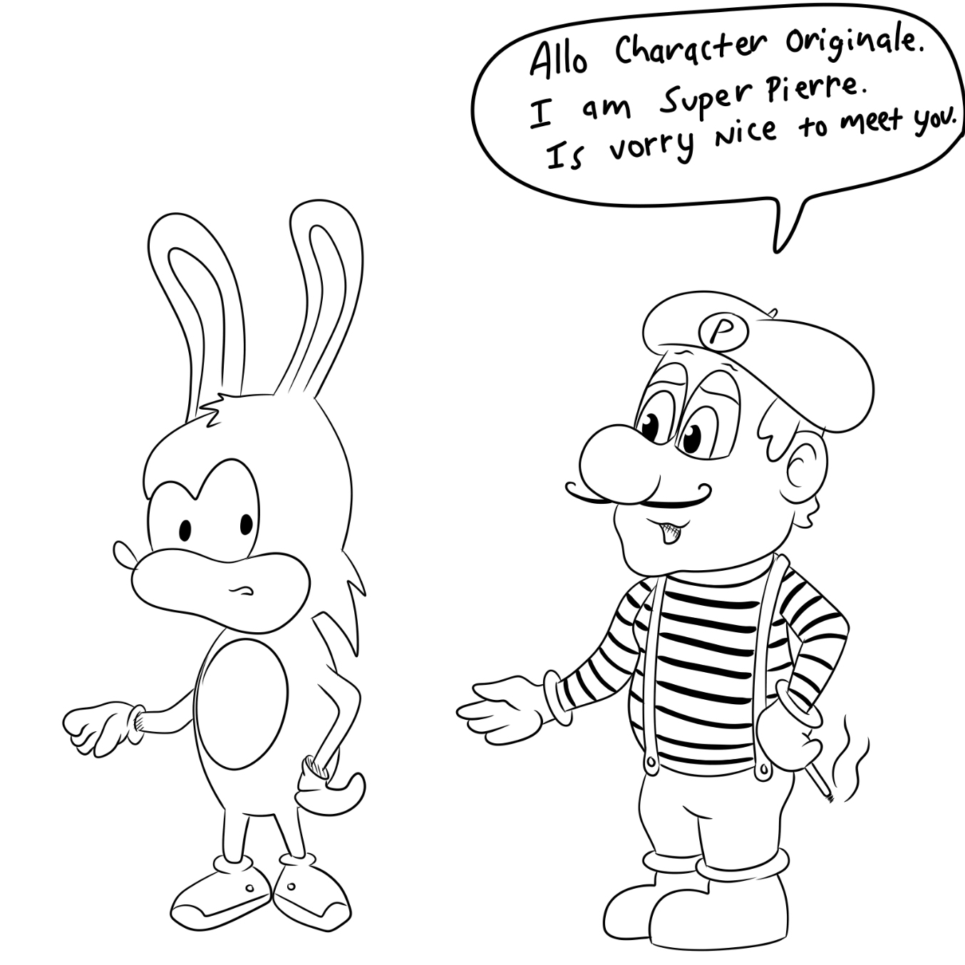  - Online Drawing Game Comic Strip Panel by Wizard Croissant