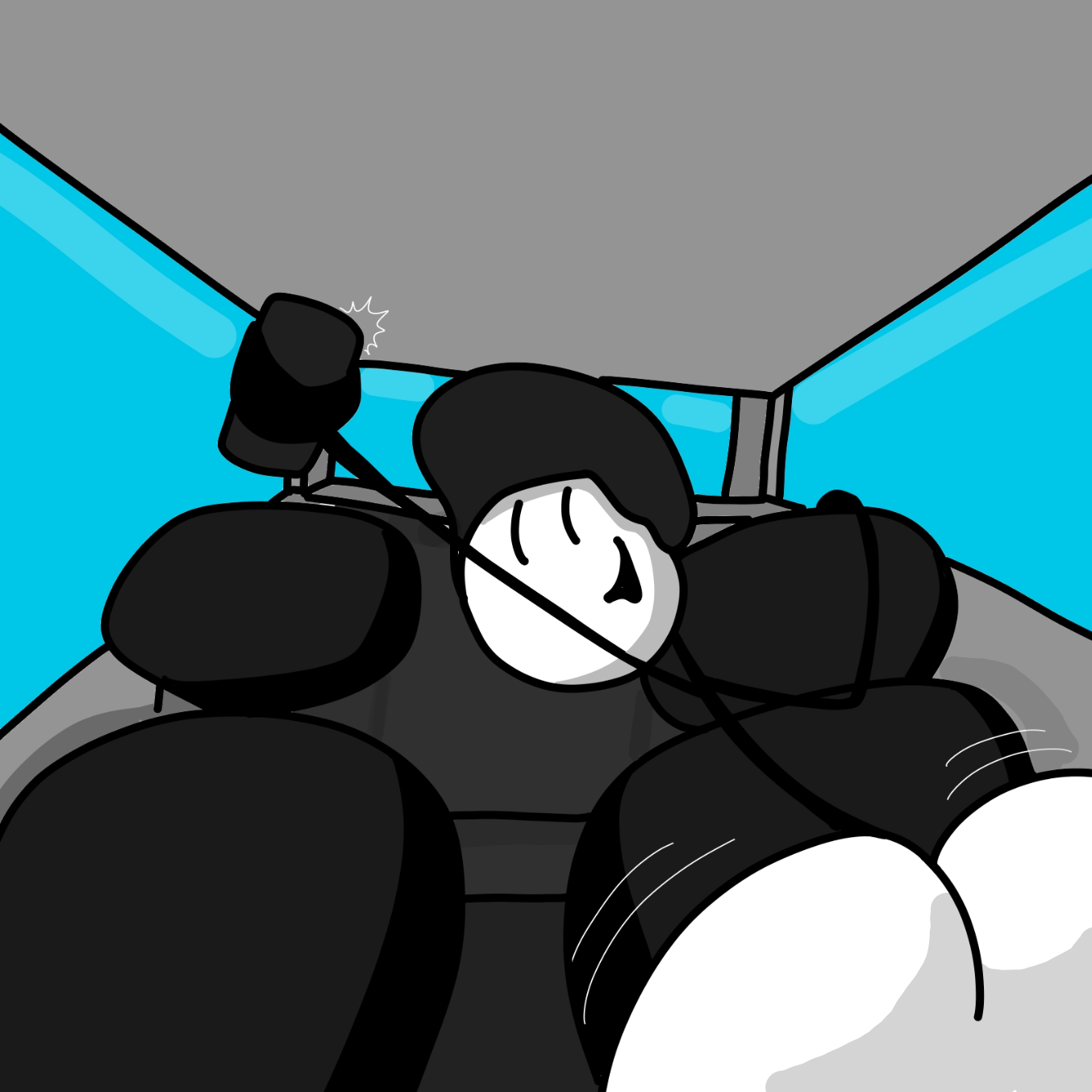 Drawing in chaos ensues by Wizard Croissant