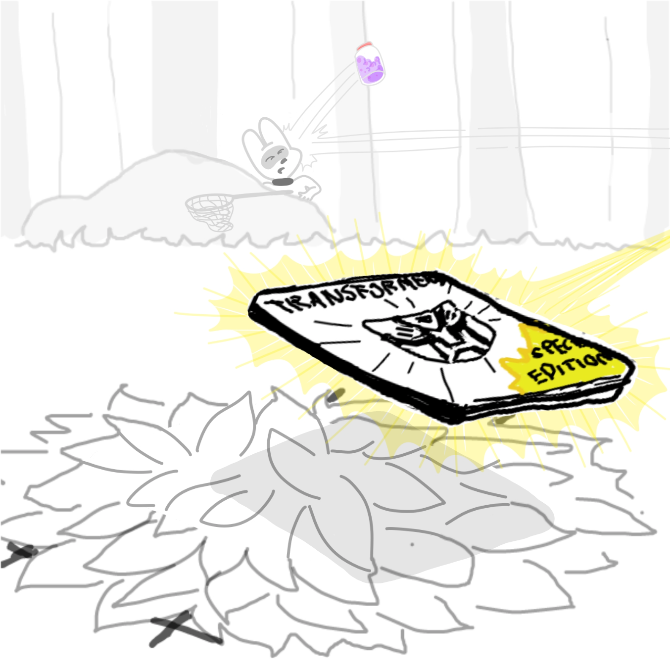  - Online Drawing Game Comic Strip Panel by Wizard Croissant