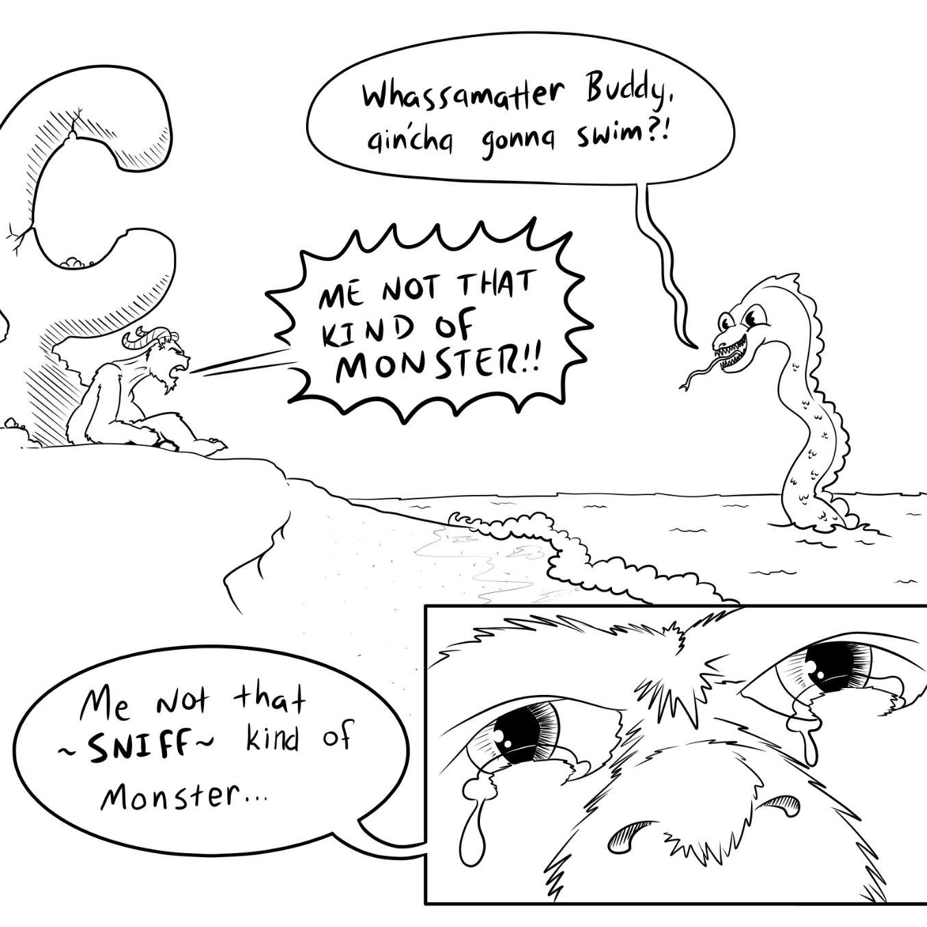 Liked webcomic Under "C" Monster