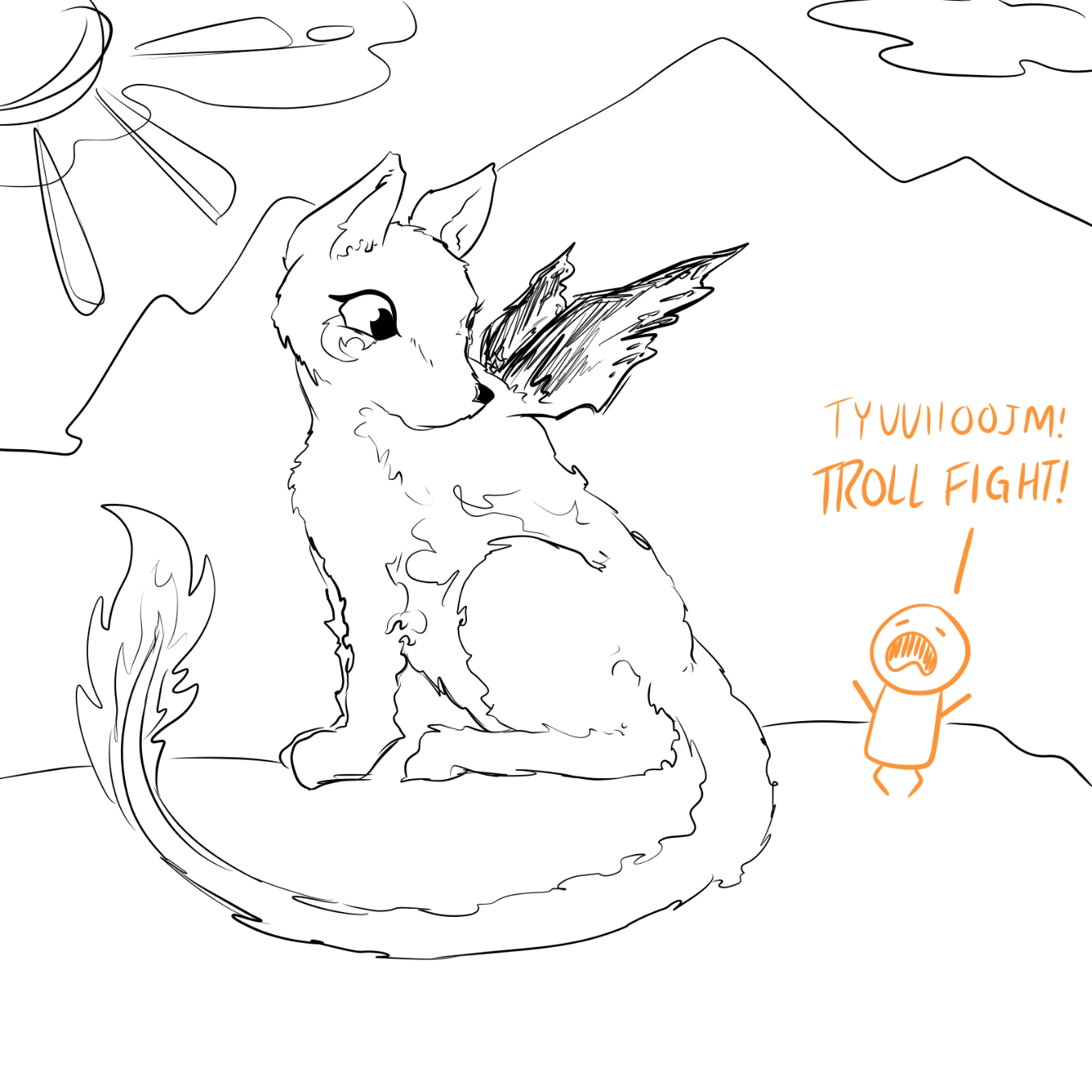  - Online Drawing Game Comic Strip Panel by Wizard Croissant