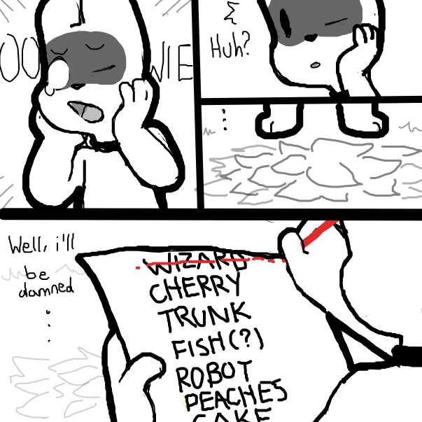  - Online Drawing Game Comic Strip Panel by Sluggishfella