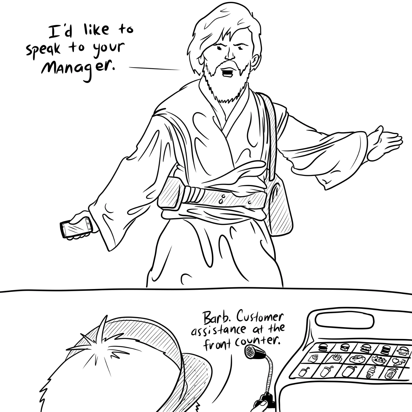  - Online Drawing Game Comic Strip Panel by Wizard Croissant