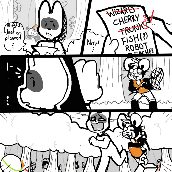  - Online Drawing Game Comic Strip Panel by Sluggishfella