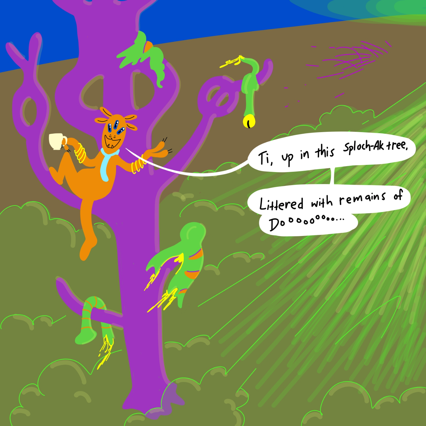  - Online Drawing Game Comic Strip Panel by Wizard Croissant