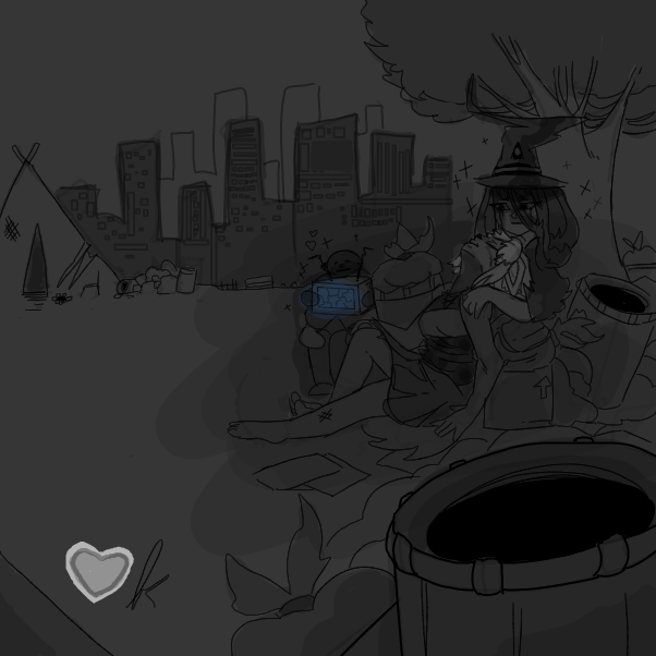 Be safe - Online Drawing Game Comic Strip Panel by Mothbunita