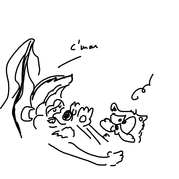 Drawing in Pepe by rex