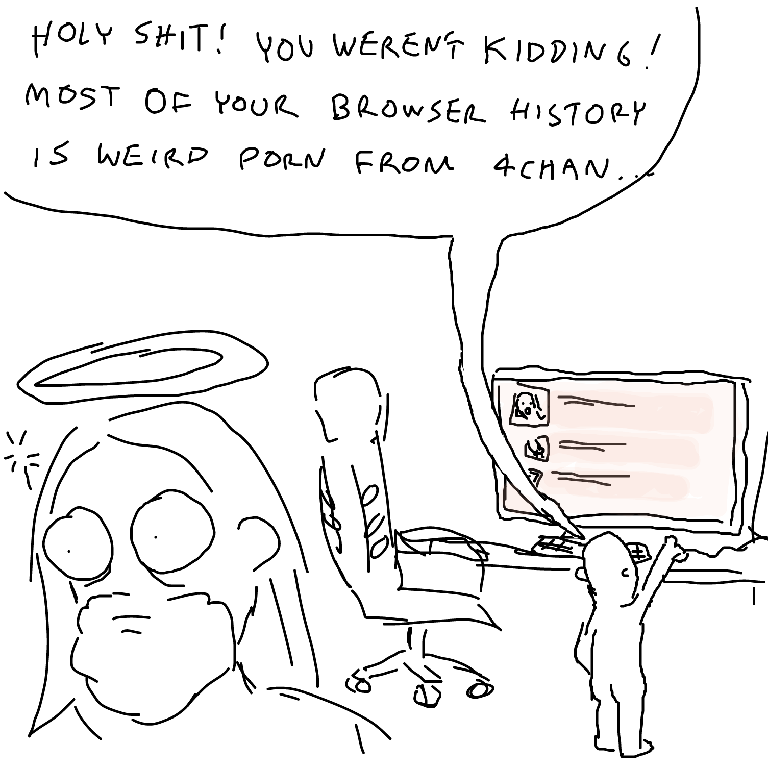  - Online Drawing Game Comic Strip Panel by Sabandija