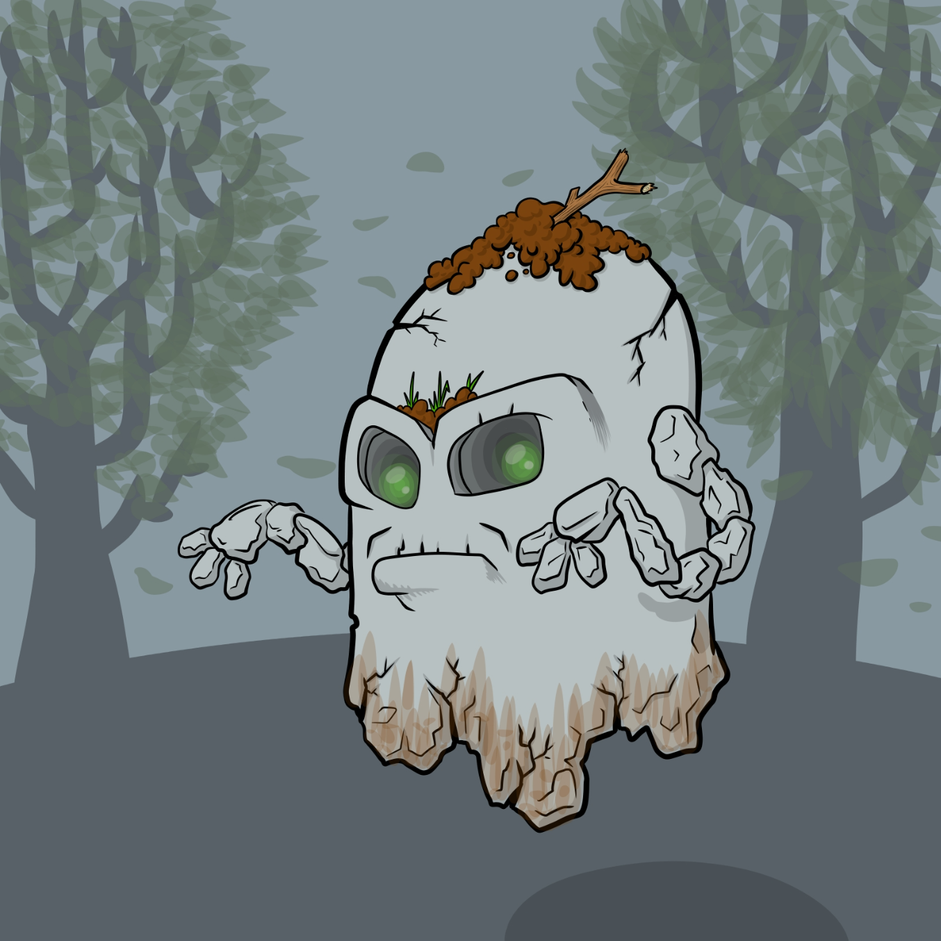 Earth - Online Drawing Game Comic Strip Panel by Wizard Croissant