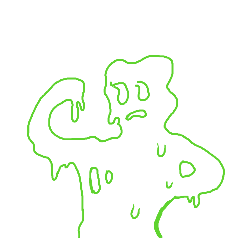 Drawing in A slimy man  by TFD