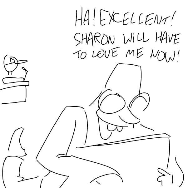 Drawing in cheese sand wich by Sasha_Cakes