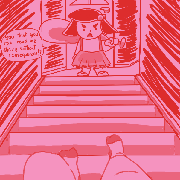  - Online Drawing Game Comic Strip Panel by Mothbunita