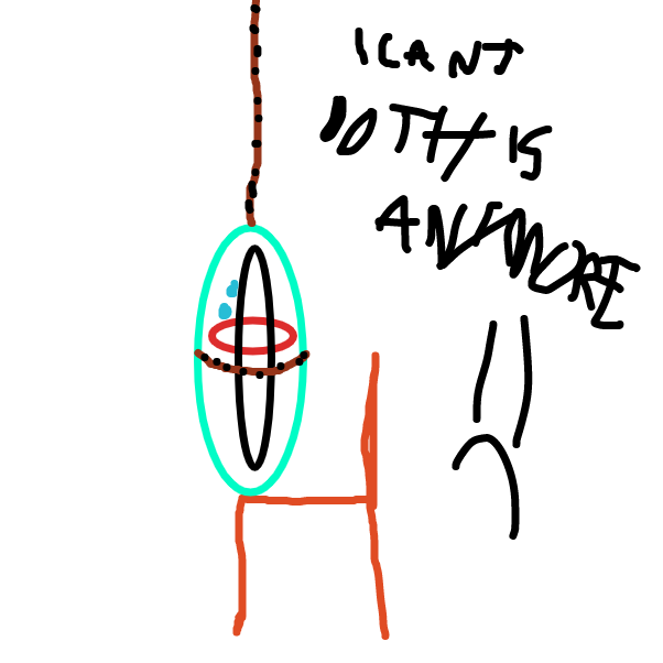 Just end it dude - Online Drawing Game Comic Strip Panel by El maldito govir