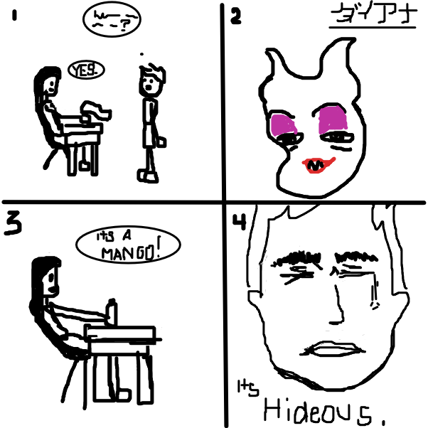 Drawing in Mango by JoeAna704