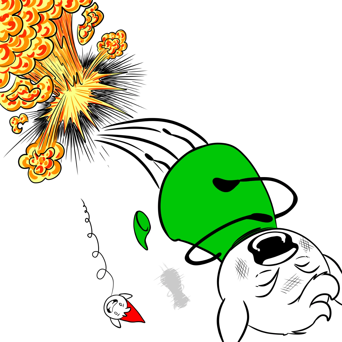  - Online Drawing Game Comic Strip Panel by Wizard Croissant