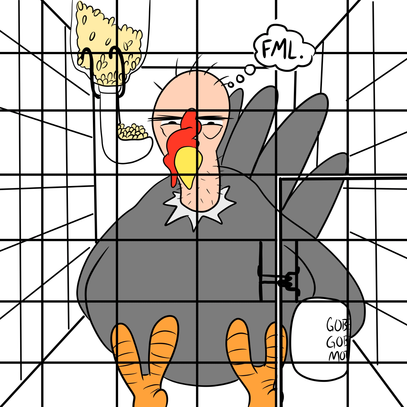  - Online Drawing Game Comic Strip Panel by Wizard Croissant