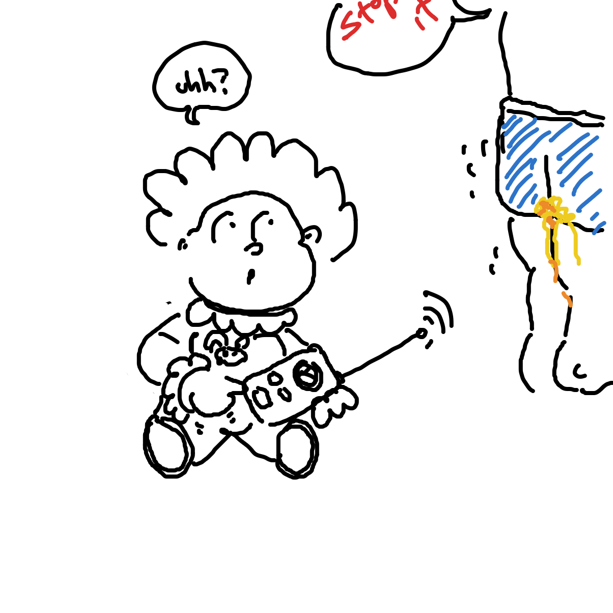  - Online Drawing Game Comic Strip Panel by rex