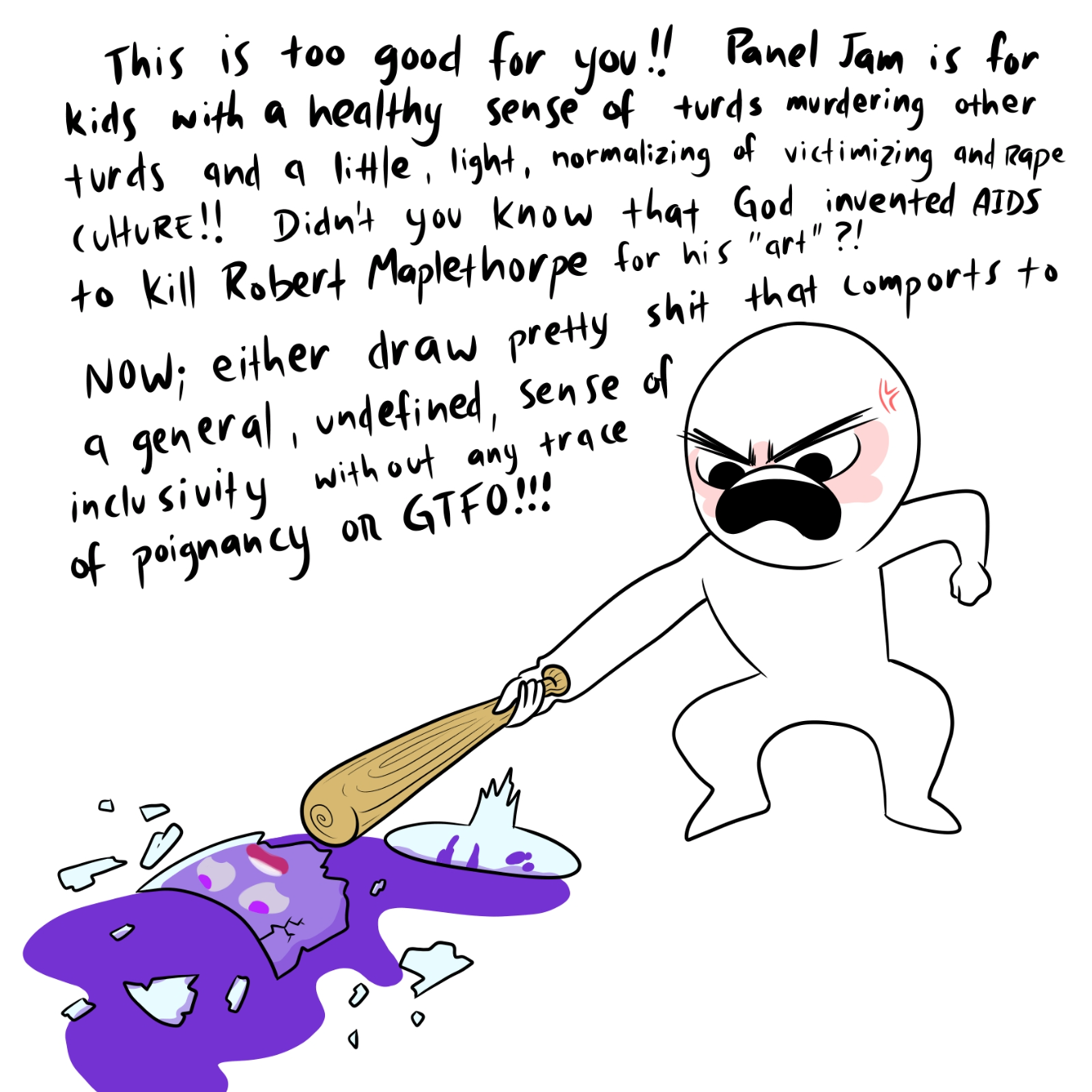  - Online Drawing Game Comic Strip Panel by Wizard Croissant