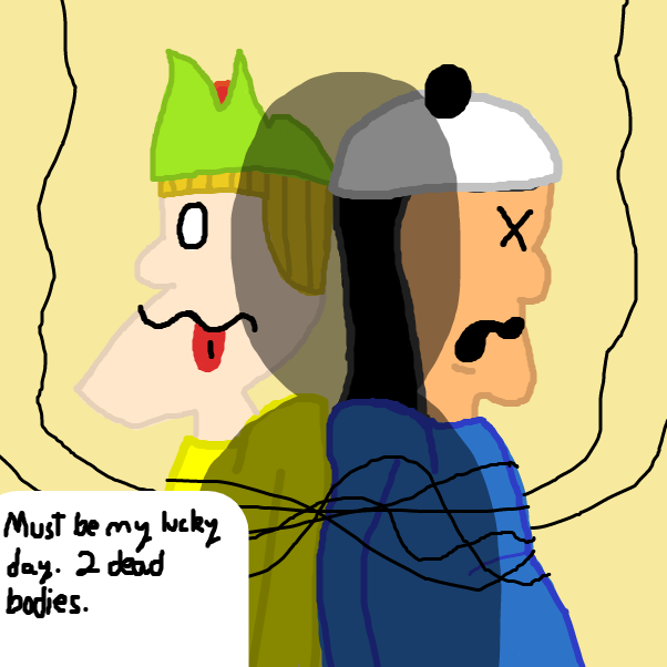 Drawing in Man Guy and Doubert 3: The Lost Third Sequel 3 III by TheYellowMan