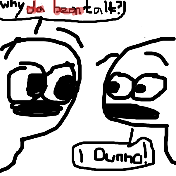 Drawing in me n da bois eating beans at 2 am by sun ☀