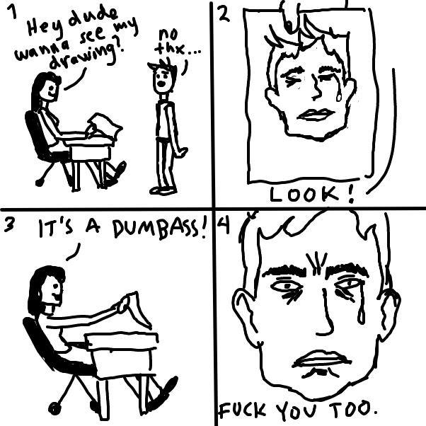 Drawing in Mango by hardcorepop