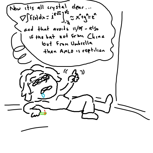 Drawing in marijuana  by rex