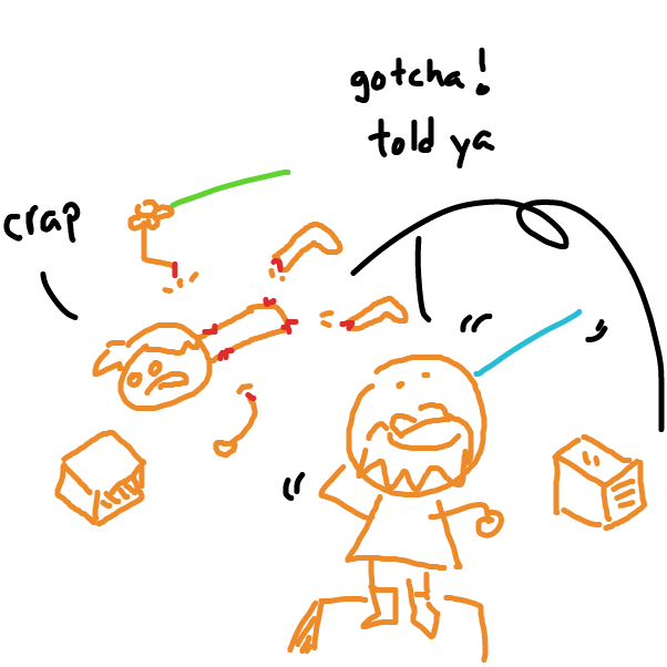 Drawing in it died after it doodled by rex