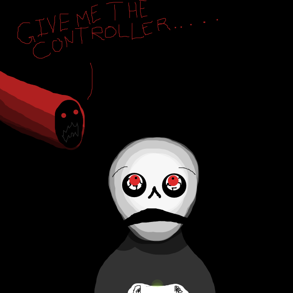 Drawing in mom said it's my turn on the xbox by Screenwatchers