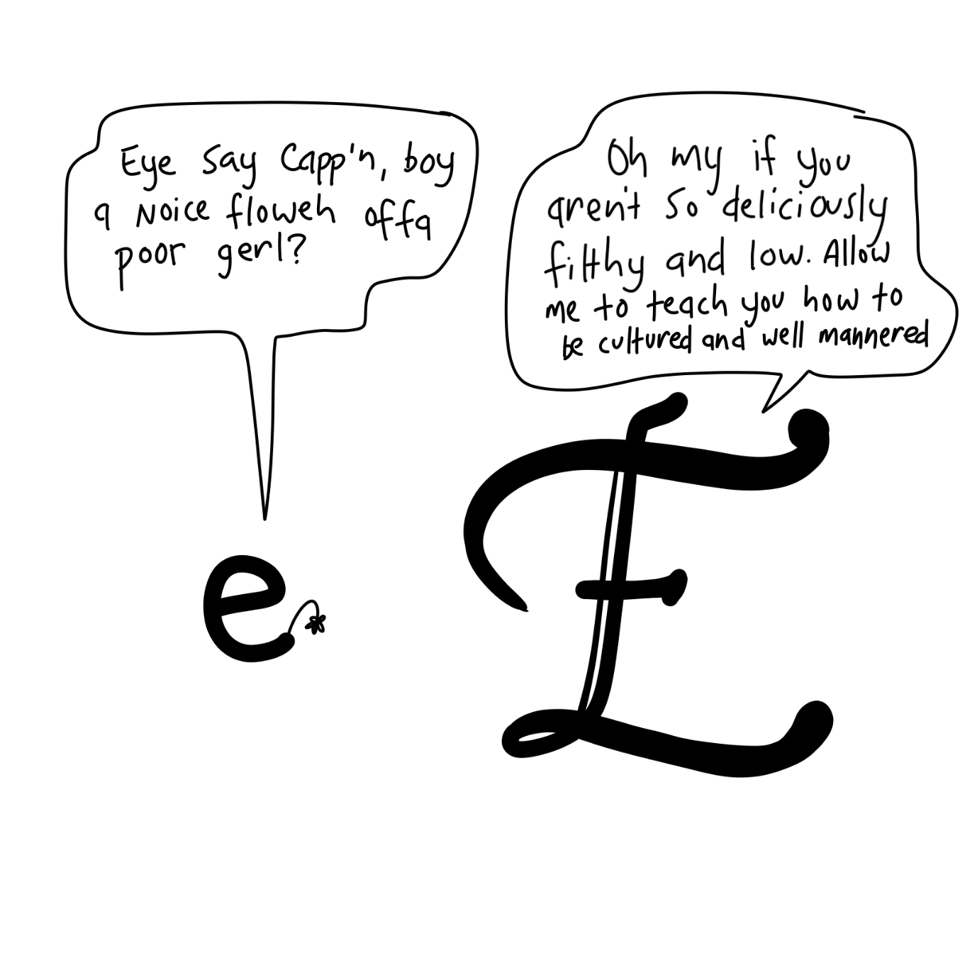 Now it's "My Fair Lady" - Online Drawing Game Comic Strip Panel by Wizard Croissant