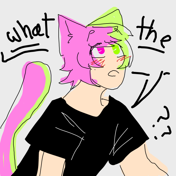 Drawing in Cat ears!! by MY~LEIGH