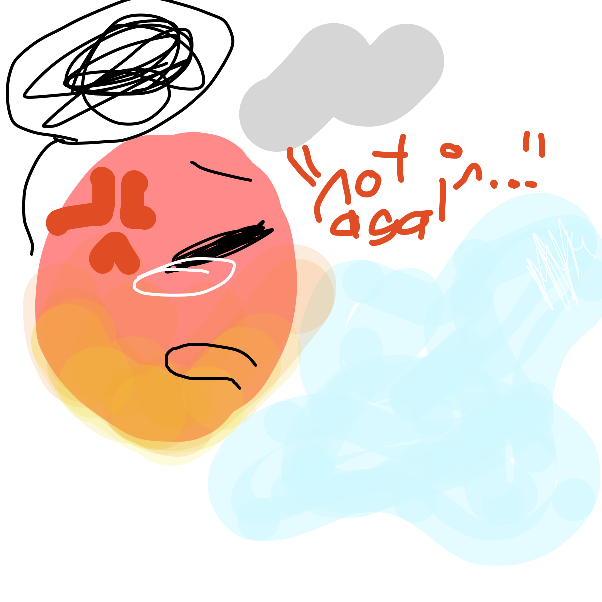 Welp there she goes - Online Drawing Game Comic Strip Panel by EmoWeeb_the_Simp