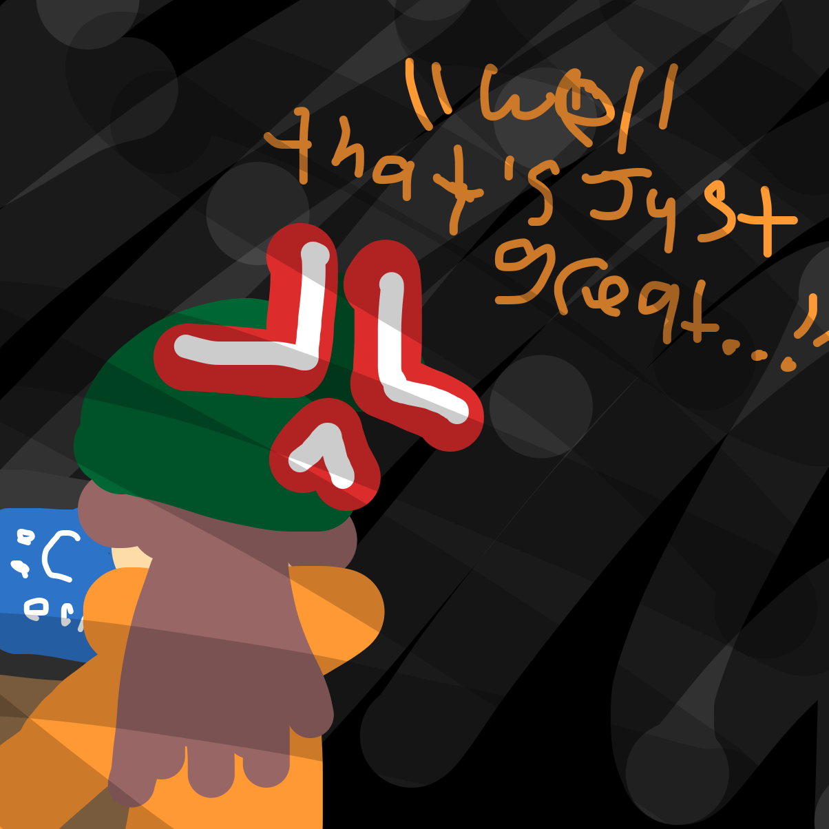 Drawing in BSOD by EmoWeeb_the_Simp