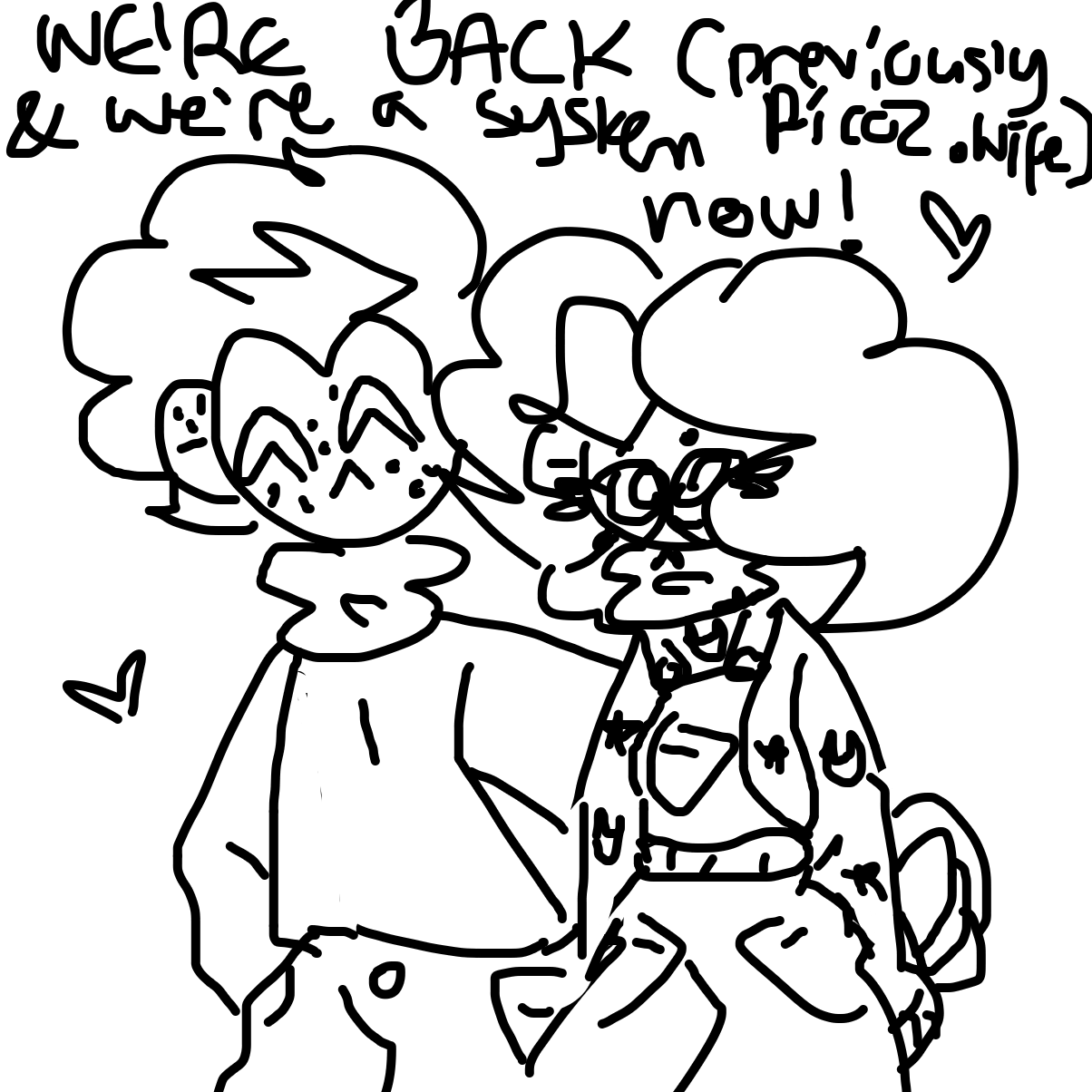 we’re a DID system now lol - Online Drawing Game Comic Strip Panel by user2948567301