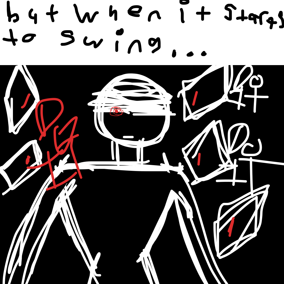 Oh noes - Online Drawing Game Comic Strip Panel by EmoWeeb_the_Simp