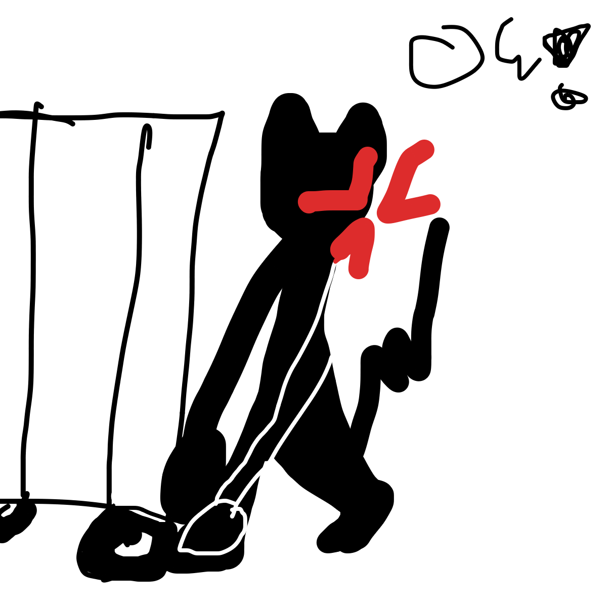 Drawing in Get Away by EmoWeeb_the_Simp