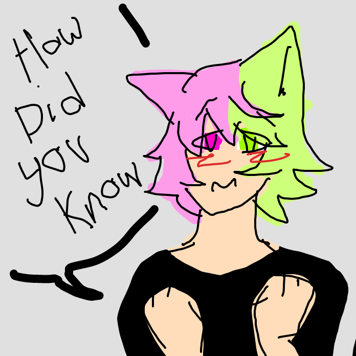 Drawing in Cat ears!! by MY~LEIGH