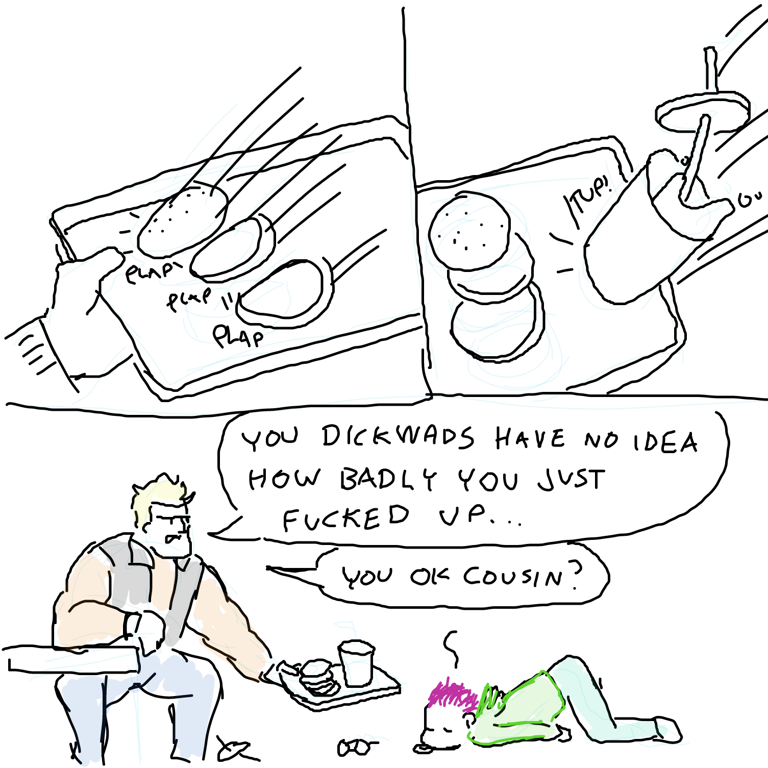 Drawing in The Jackpot by Sabandija