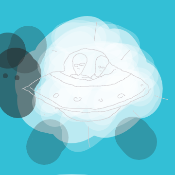 Abductions? - Online Drawing Game Comic Strip Panel by Potato Man