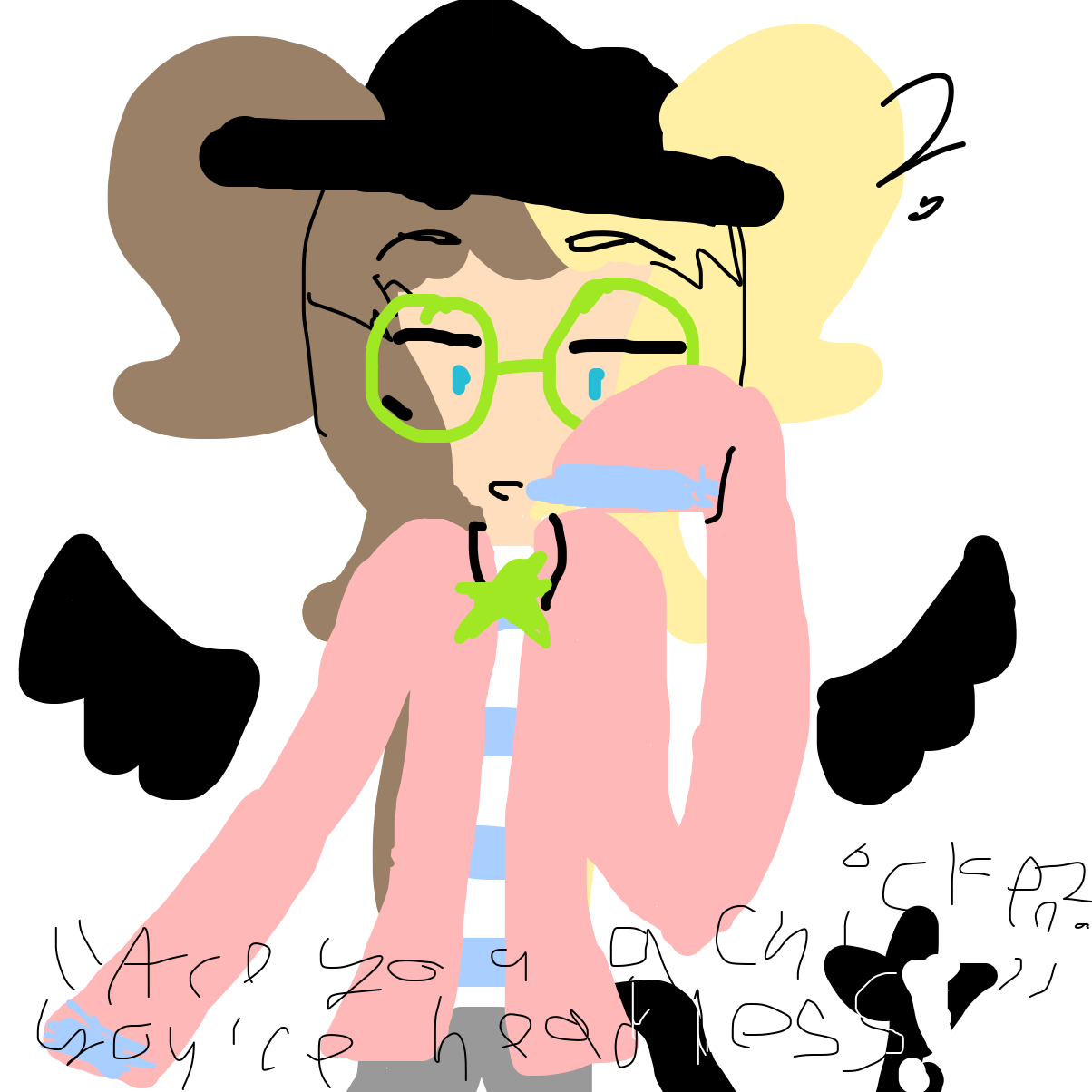 Drawing in Ask Mystery anything II by EmoWeeb_the_Simp