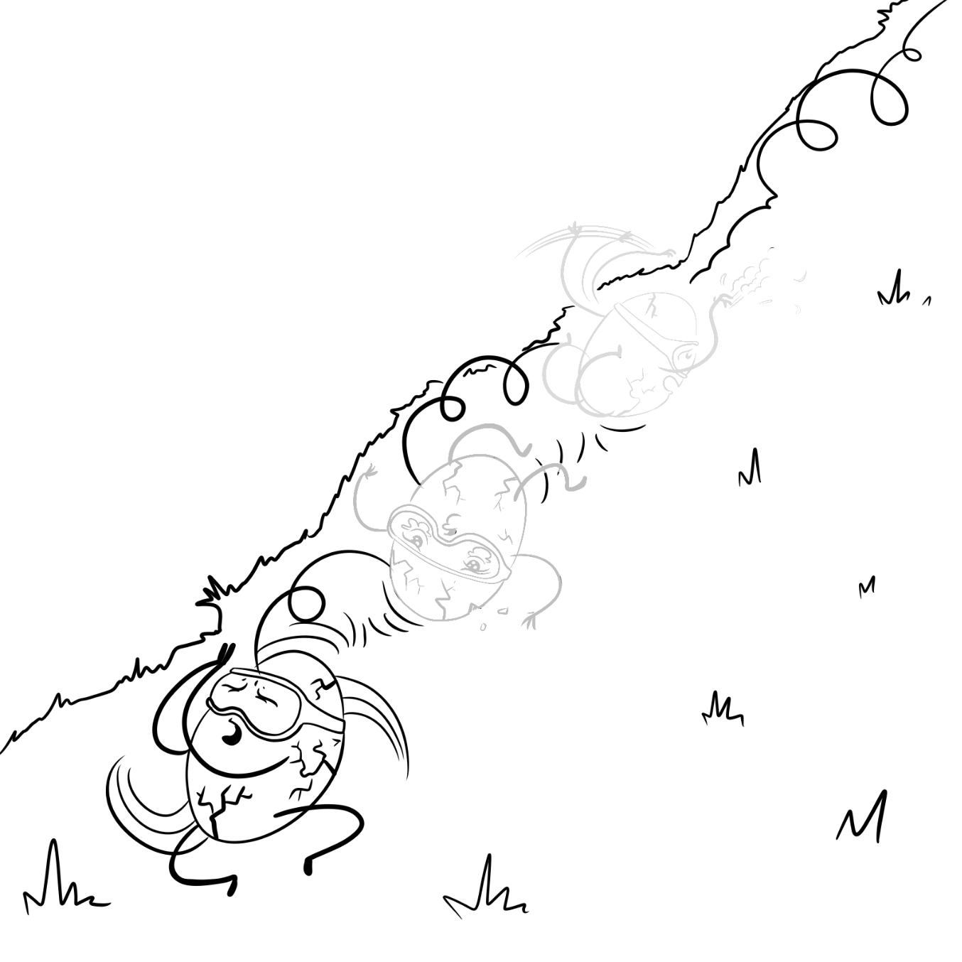  - Online Drawing Game Comic Strip Panel by Wizard Croissant