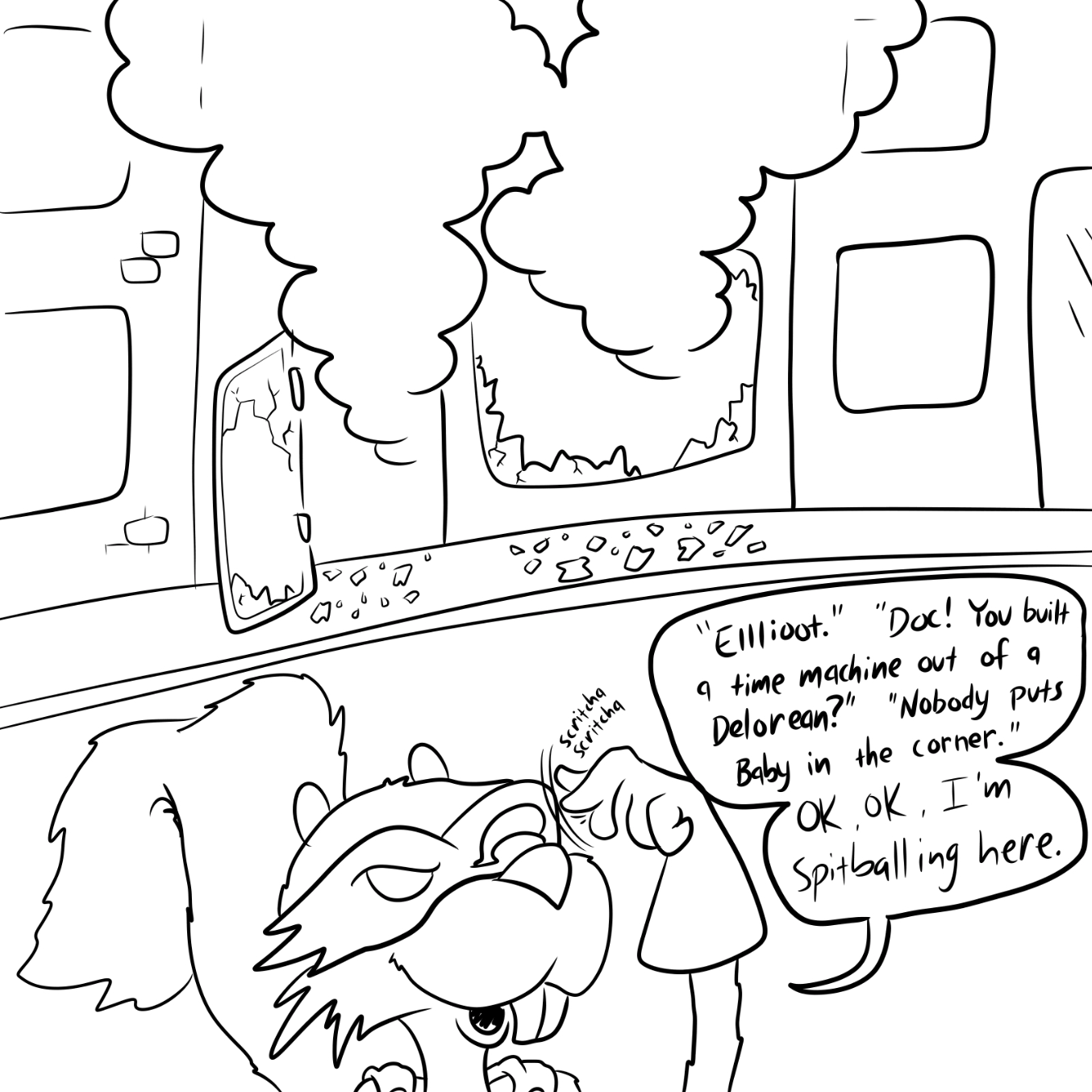  - Online Drawing Game Comic Strip Panel by Wizard Croissant