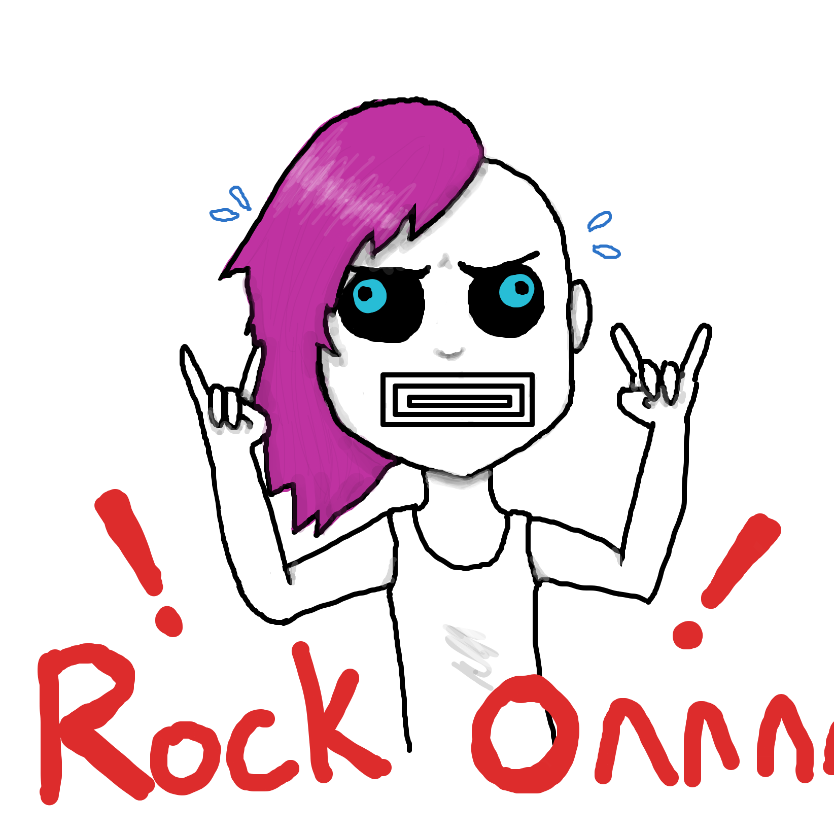  - Online Drawing Game Comic Strip Panel by AnomalyDoll