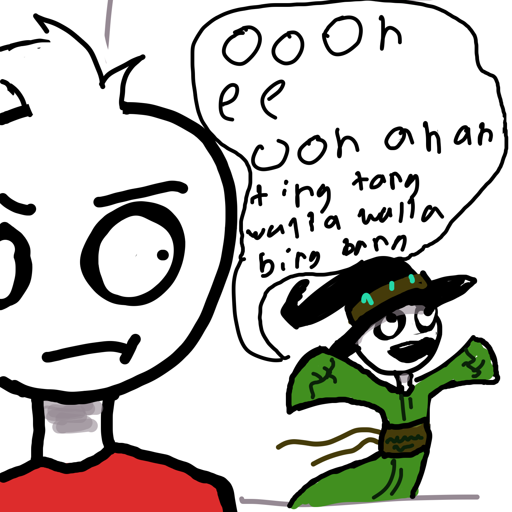 Drawing in Witch Doctor by Missus Abaddon 