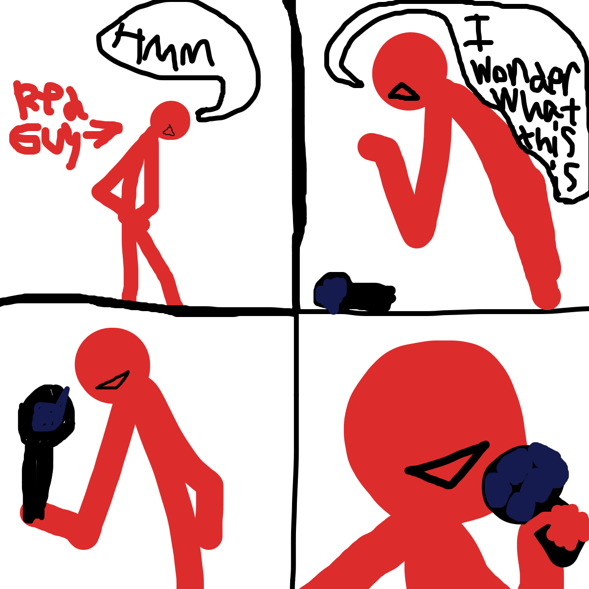  - Online Drawing Game Comic Strip Panel by Blatzz