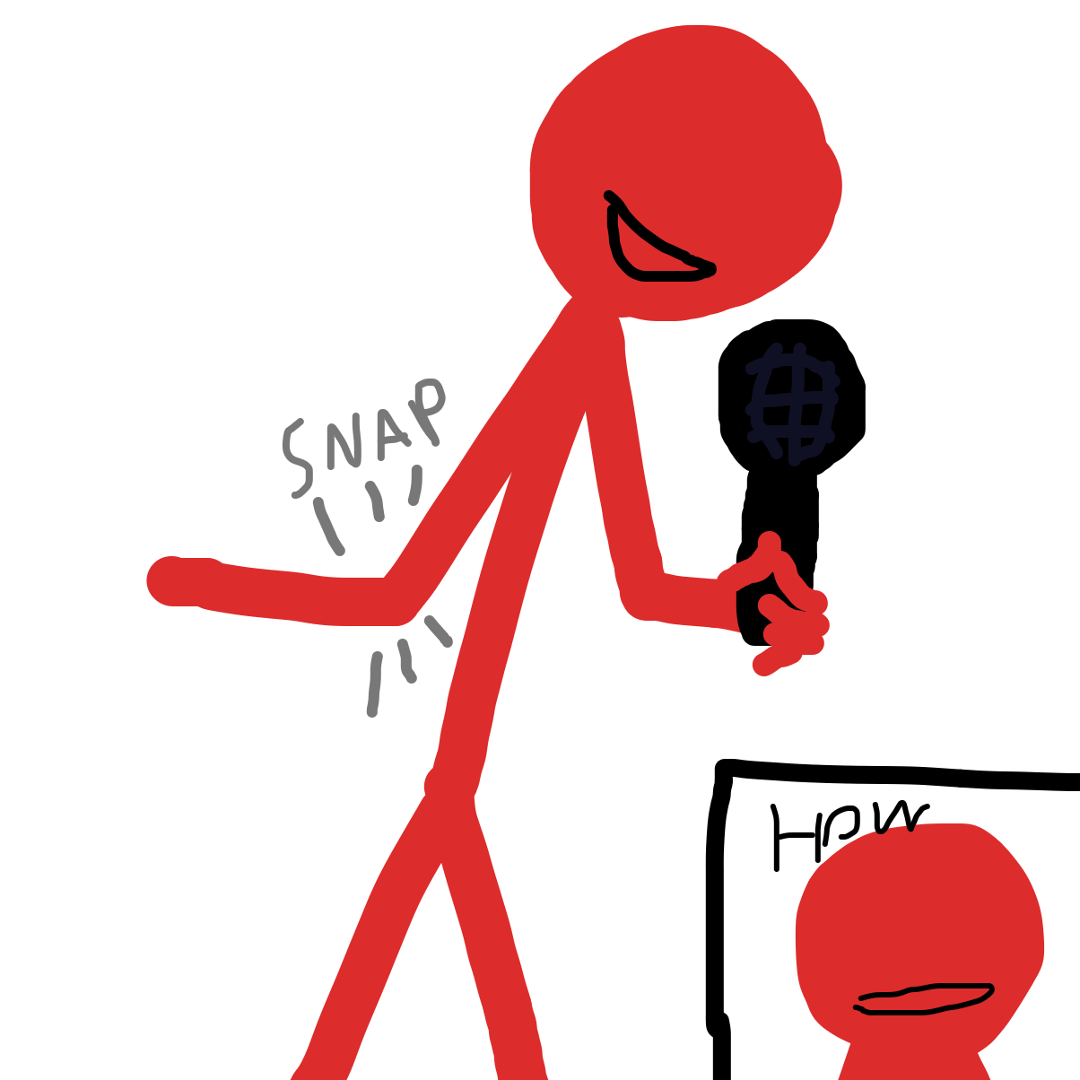 I guess he can’t dance correctly? - Online Drawing Game Comic Strip Panel by Blatzz