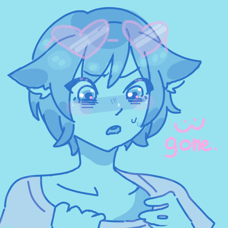 Drawing in Genderswap by SSR scorpia