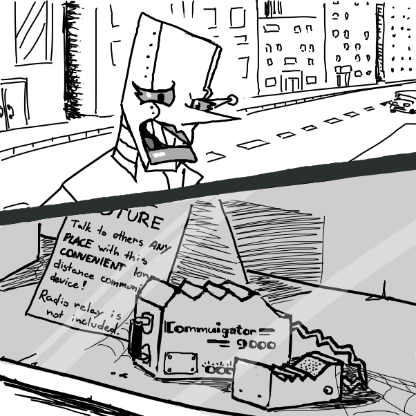 Drawing in Window Shopping by Aluminimalism