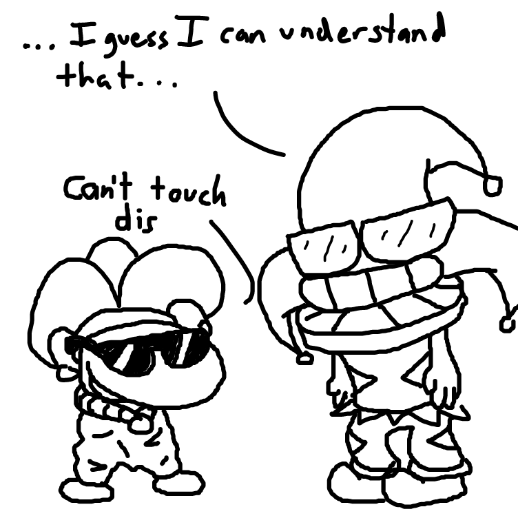 Drawing in What makes you better than me? by Pail