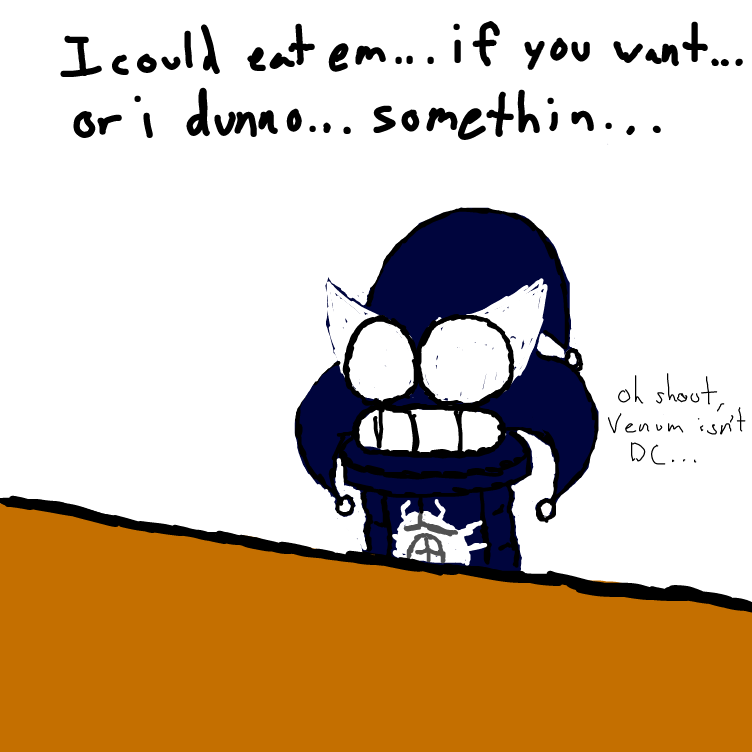 Drawing in It's Simple. We kill the Slugman by Pail